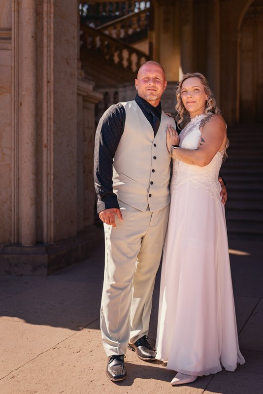 Hochzeitsfotografie in Zwinger Dresden